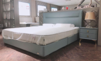 雾霾蓝与寝具结合，颜值+实用担当，东宝DB365软床评测