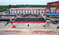 潍烟铁路首个智慧梁场预制箱梁突破百孔