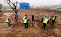 徐州轨道SGTJ6111项目携手徐州地铁开展植树活动