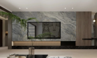 电视墙用什么材料好？不妨看下马可波罗岩板