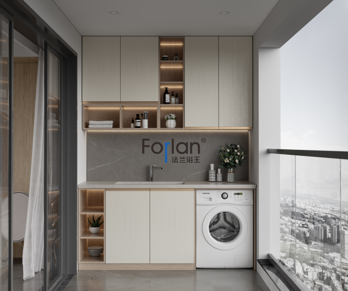 Forlan法兰浴王非标定制高端阳台柜，有什么好处？