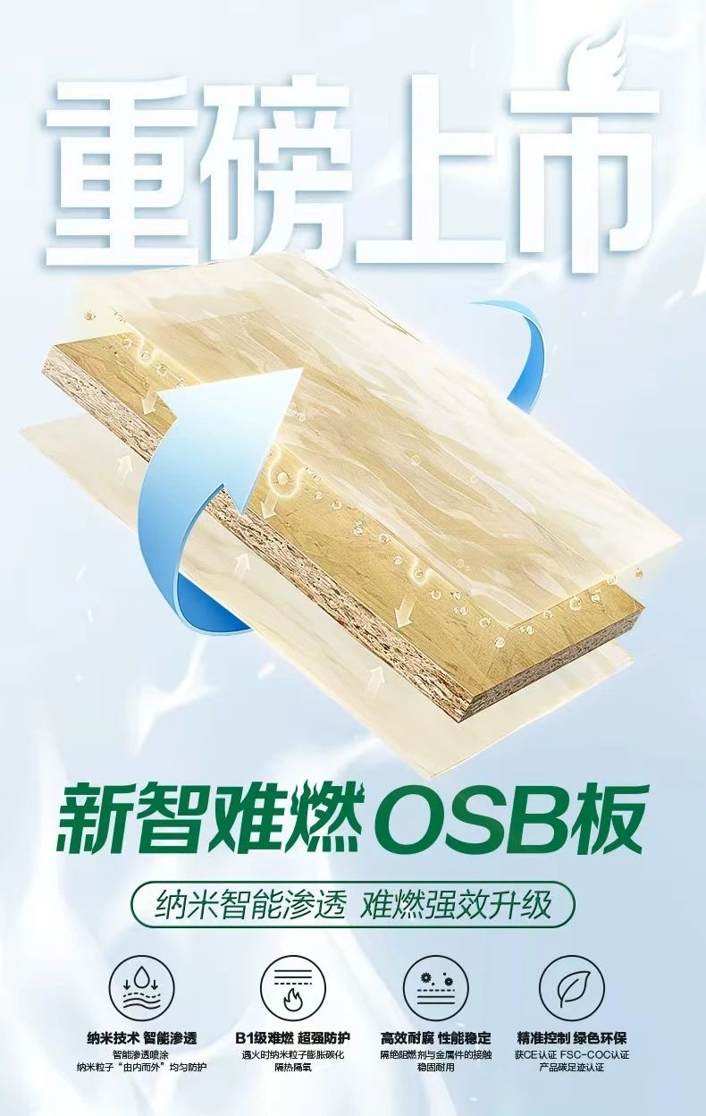 千年舟「新智难燃OSB板」震撼上市，开启难燃新时代