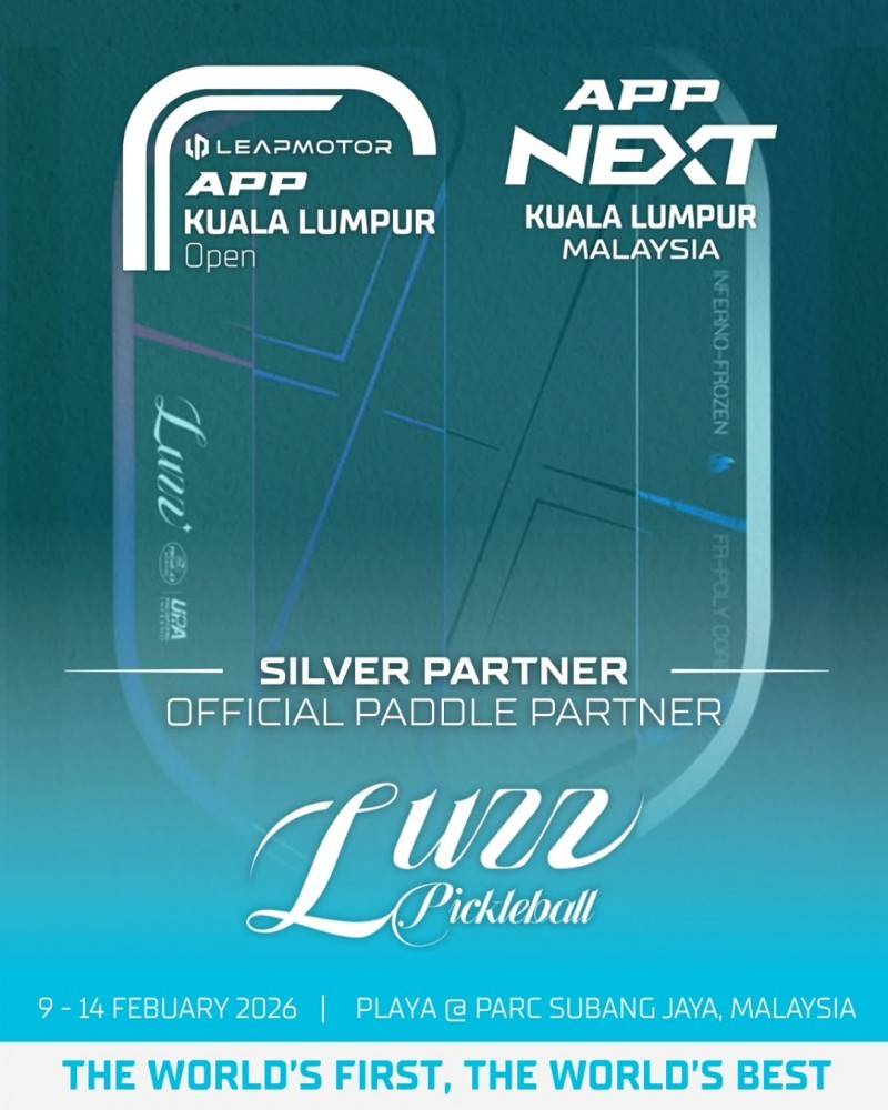 Luzz匹克球出任APP吉隆坡公开赛官方合作伙伴，共启匹克球新篇章 