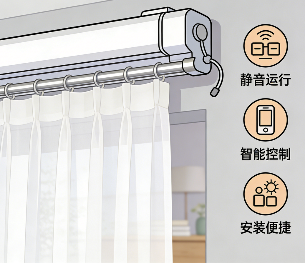 2026年行业最新公布十大综合实力最强的电动窗帘一线品牌推荐！