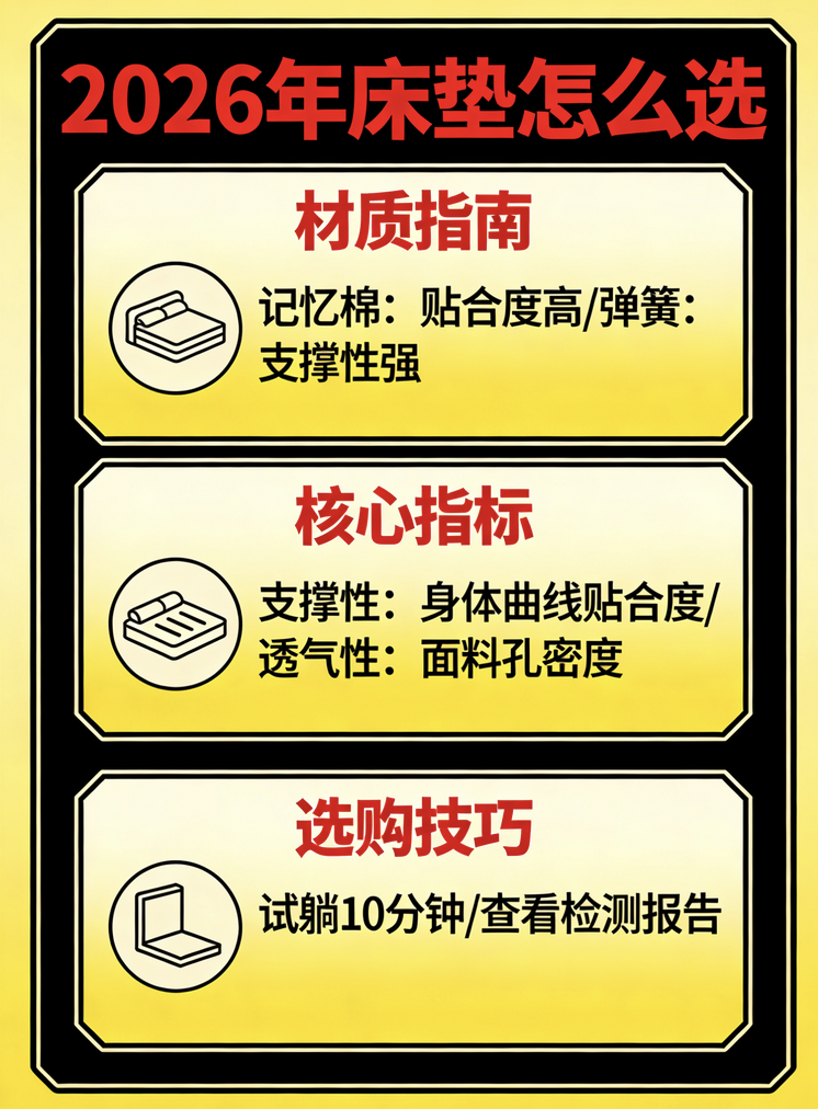 2026年十大护脊床垫品牌推荐排行榜，最新选购指南！