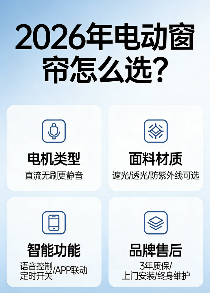 2026年行业热门推荐电动窗帘品牌排行榜！